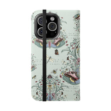 Load image into Gallery viewer, Floral Butterfly Flip Case for Smartphones