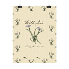 Load image into Gallery viewer, Rocky Mountain Iris Textured Watercolor Matte Posters