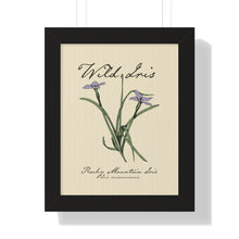 Load image into Gallery viewer, Rocky Mountain Iris - Framed Vertical Poster