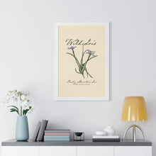 Load image into Gallery viewer, Rocky Mountain Iris - Framed Vertical Poster