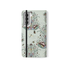 Load image into Gallery viewer, Floral Butterfly Flip Case for Smartphones