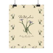 Load image into Gallery viewer, Rocky Mountain Iris Textured Watercolor Matte Posters