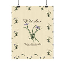 Load image into Gallery viewer, Rocky Mountain Iris Textured Watercolor Matte Posters