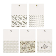 Load image into Gallery viewer, Montana Winter Botanical Greeting Card Set — 5-Pack Blank Note Cards with Pine, Berries & Bird Designs
