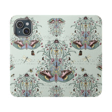 Load image into Gallery viewer, Floral Butterfly Flip Case for Smartphones