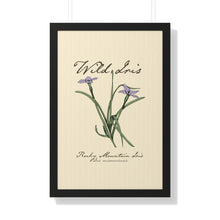 Load image into Gallery viewer, Rocky Mountain Iris - Framed Vertical Poster