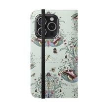 Load image into Gallery viewer, Floral Butterfly Flip Case for Smartphones