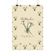 Load image into Gallery viewer, Rocky Mountain Iris Textured Watercolor Matte Posters