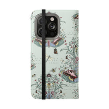 Load image into Gallery viewer, Floral Butterfly Flip Case for Smartphones