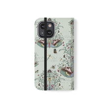 Load image into Gallery viewer, Floral Butterfly Flip Case for Smartphones