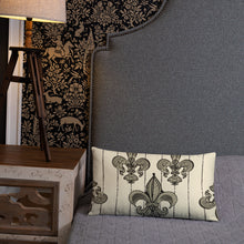 Load image into Gallery viewer, French style Fleur de Lis Pillow