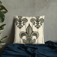 Load image into Gallery viewer, French style Fleur de Lis Pillow