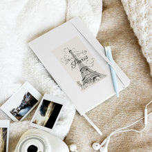 Load image into Gallery viewer, French Collection Hardcover bound Eiffel Tower notebook