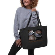 Load image into Gallery viewer, Coffee with Friends - Large organic tote bag