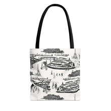 Load image into Gallery viewer, French Toile Tote Bag
