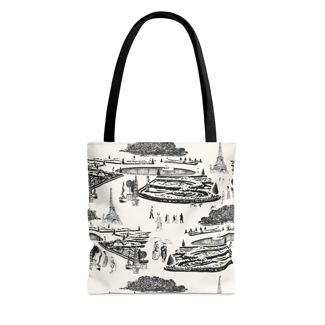 French Toile Tote Bag