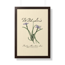 Load image into Gallery viewer, Rocky Mountain Iris - Framed Vertical Poster
