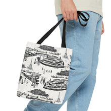 Load image into Gallery viewer, French Toile Tote Bag
