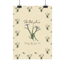 Load image into Gallery viewer, Rocky Mountain Iris Textured Watercolor Matte Posters
