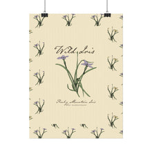 Load image into Gallery viewer, Rocky Mountain Iris Textured Watercolor Matte Posters
