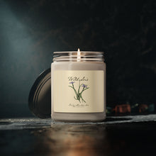 Load image into Gallery viewer, &#39;Wild Iris Design” - Scented Soy Candle, 9oz

