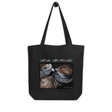 Load image into Gallery viewer, Coffee with Friends - Eco Tote Bag
